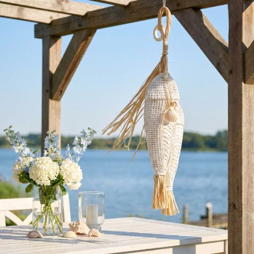 Pesce da appendere, marittimo, appendini con pesci, decorazioni per feste tropicali | Floristik24.it