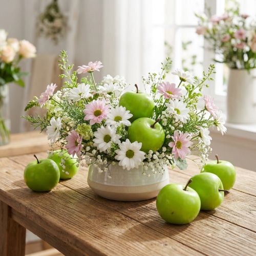 Mini artificiale verde mela Ø4cm 24 pz | Floristik24.it