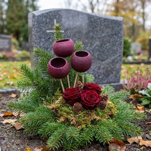 Campana su stelo decorazione