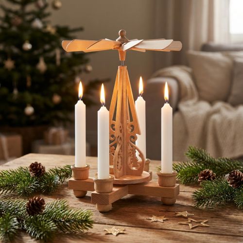 Candele piramidali candele bianche piccole 6,5 cm 24 pz | Floristik24.it