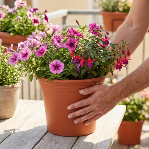 Vaso “Irys” plastica terracotta Ø29cm H24cm 1 pz | Floristik24.it