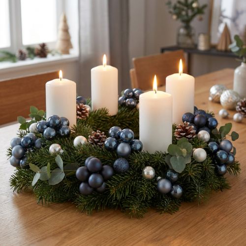 Prodotto Mini palline decorative nei toni del blu – festive ed eleganti 20 mm 140 pezzi