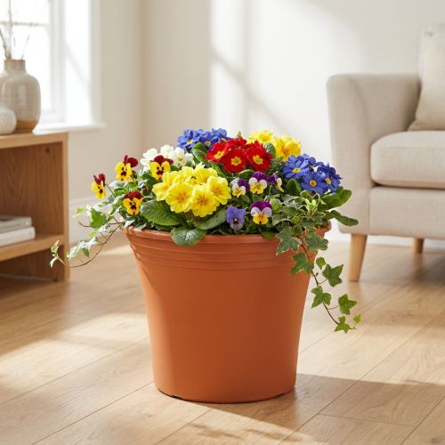 Vaso “Irys” plastica terracotta Ø38cm H31cm 1 pz | Floristik24.it