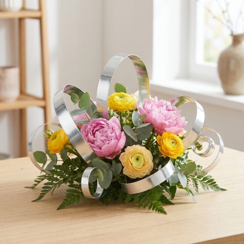 Filo piatto di alluminio, argento, 30 mm x 3 m - filo per fioristi, filo decorativo, filo per lavori artigianali, filo di alluminio, filo pieghevole | Floristik24.it