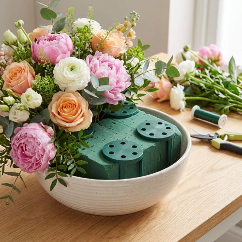 Portaspilli porta composizioni floreali per schiuma floreale verde 3 cm 50 pz | Floristik24.it