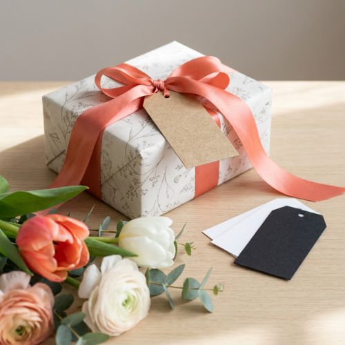 Etichette regalo etichette decorative carta 3,5×6 cm 300pz | Floristik24.it