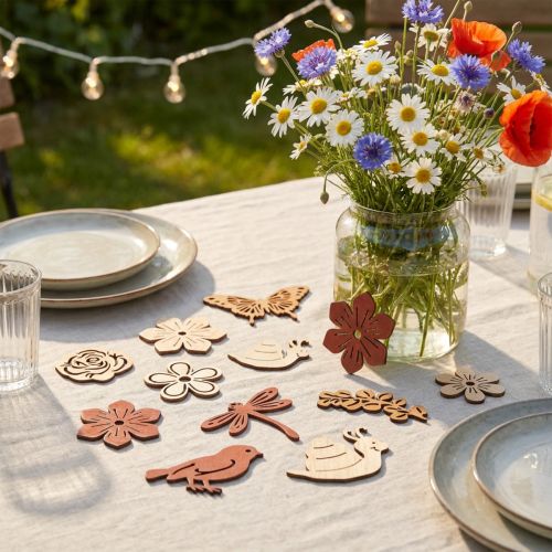 Decorazioni sparse fiori animali mix decorazioni estive B3–4 cm 72 pz | Floristik24.it