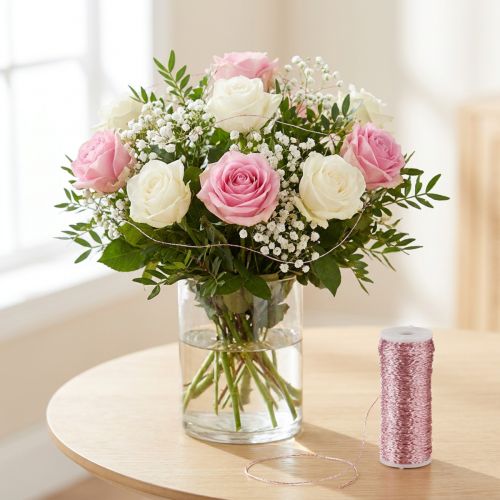 Filo effetto brodo, rosa, Ø0,30 mm, 100 g/140 m - filo per bricolage, filo creativo, filo di rame per decorazioni | Floristik24.it