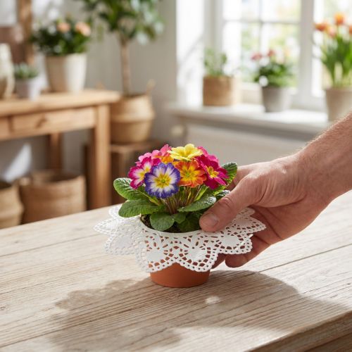 Prodotto buste per fiori in pizzo di carta 18 cm 25 pezzi