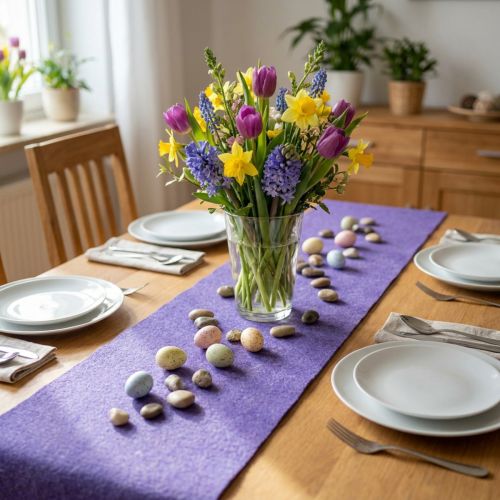 Nastro in feltro 15 cm x 5 m viola | Floristik24.it