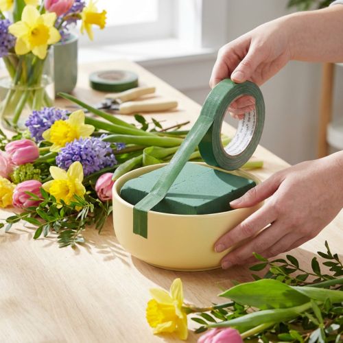 Prodotto Nastro adesivo per schiuma floreale Anchor Tape Verde 12mm 50m