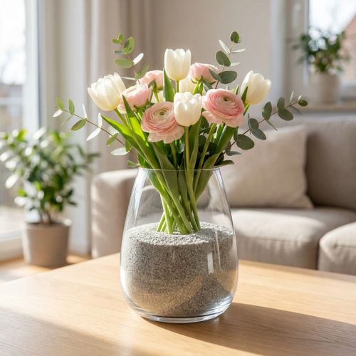 Colore sabbia 0,1 - 0,5 mm grigio 2 kg | Floristik24.it