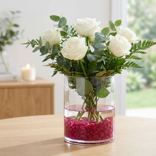 Pietre decorative 9mm - 13mm fucsia 2kg | Floristik24.it