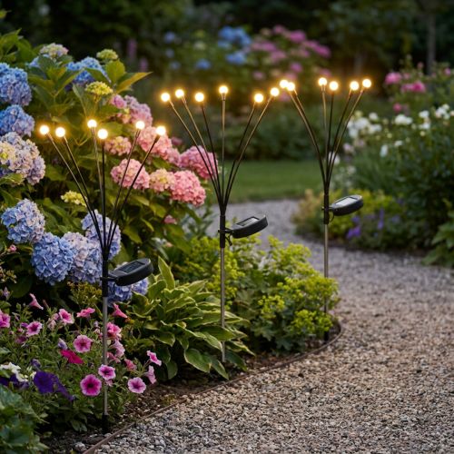Prodotto Luci solari da esterno a LED, bastoncino, luce bianca calda, 70 cm, 3 pezzi