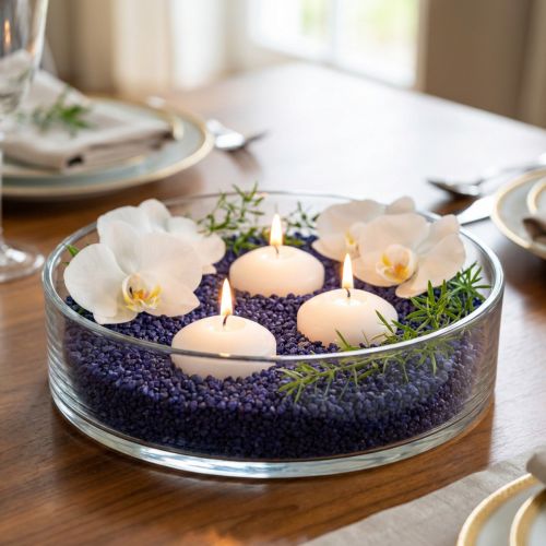 Granuli decorativi pietre decorative viola 2mm - 3mm 2kg | Floristik24.it
