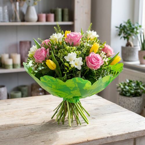 Polsini Rondella Ø38cm Verde 50p | Floristik24.it