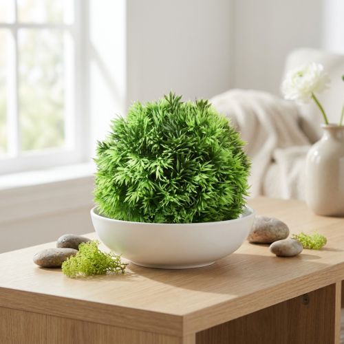 Prodotto Palla d'erba palla decorativa piante artificiali verde Ø15cm 1 pz