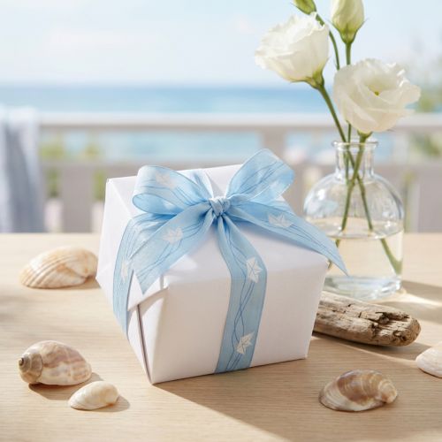 Prodotto Nastro regalo nastro decorativo nave blu marittimo 25mm 20m