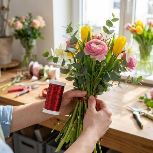Filo decorativo artigianale per progetti floreali creativi | Floristik24.it