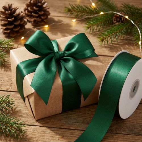Nastro regalo e decorativo 50 m verde scuro | Floristik24.it