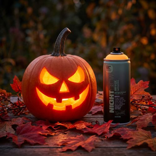 Prodotto Bomboletta spray di vernice fluorescente Nightglow Orange 400 ml