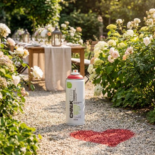 Spray di marcatura in vernice a gesso rosso Montana 400ml | Floristik24.it