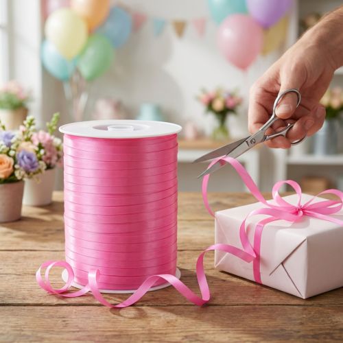 Nastro per arricciare rosa 4,8 mm 500 m | Floristik24.it