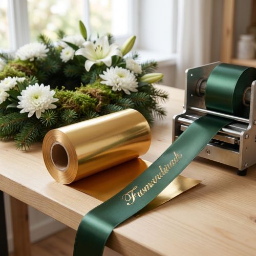 Prodotto Lamina per goffratura in oro 175 mm x 50 m