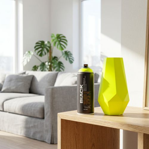 Vernice spray colorata Fluorescente Giallo Neon 400ml | Floristik24.it