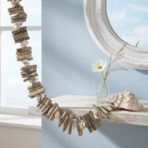 Prodotto Conchiglie di ghirlande decorative e legni da acquario 90 cm