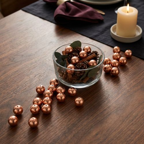 Prodotto Perline decorative rame metallizzato 14mm 35 pz