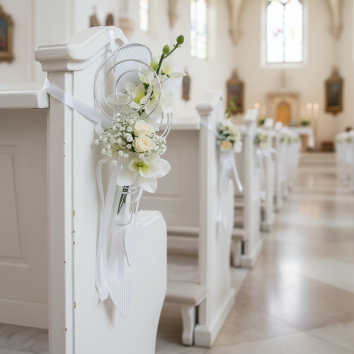 Prodotto Appendiabiti da panchina con tubo e cuore, 18 cm, 6 pezzi