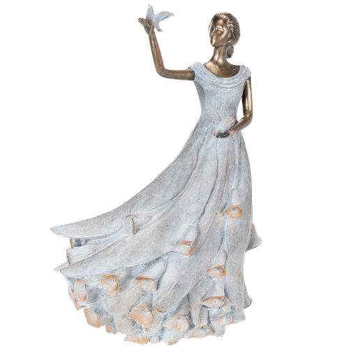 Figurina Donna Farfalla Scultura decorativa dal design artistico per un design senza tempo 41 cm