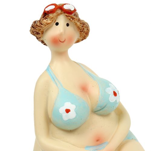Floristik24 Donne con decorazione estiva sgabello bordo bikini 15 cm 2 pezzi