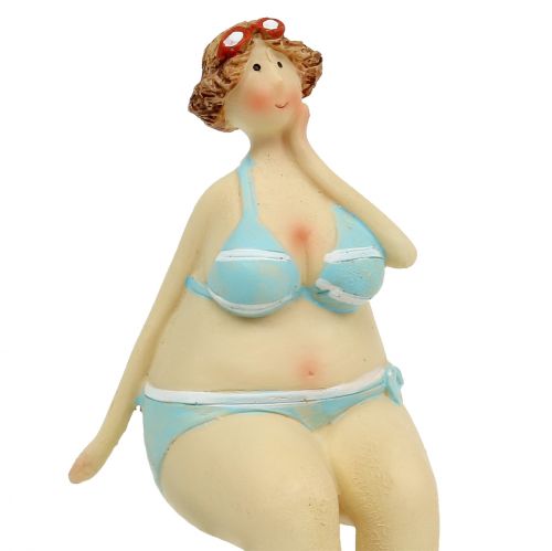 Floristik24 Donne con decorazione estiva sgabello bordo bikini 15 cm 2 pezzi