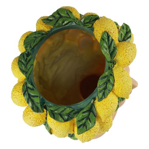 Prodotto Busto donna portavaso decoro limone Mediterraneo H21,5cm