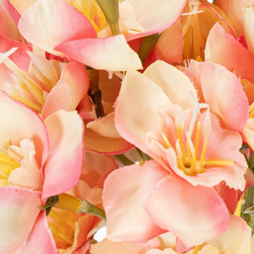 Prodotto Ramo decorativo fiorito di giglio peruviano per composizioni senza tempo, 33 cm, 6 pezzi