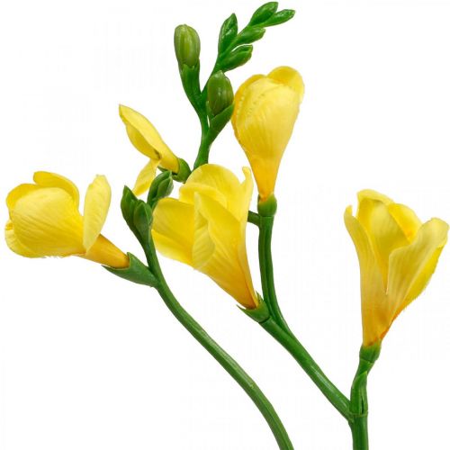 Prodotto Fresie, fiori artificiali, fresie in mazzetto giallo L64cm 6pz