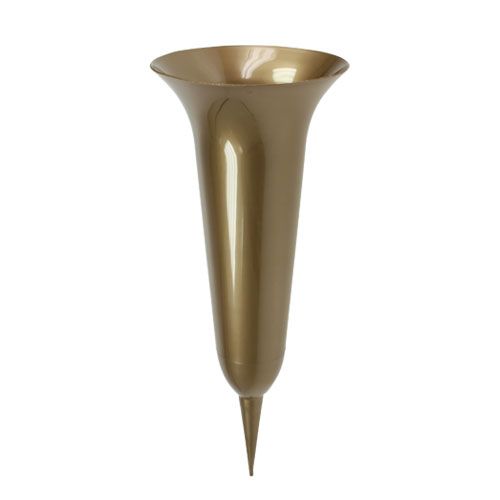 Floristik24 Vaso tombale oro 40 cm