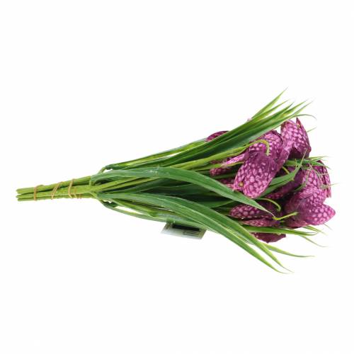 Prodotto Scacchiera fiori Fritillaria artificiale viola 29cm 6pz
