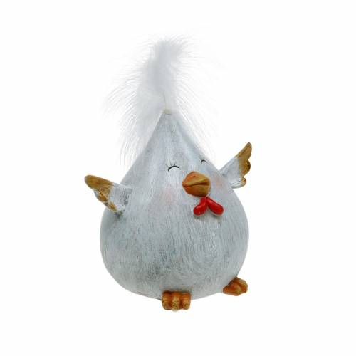 Floristik24 Pulcino di buona Pasqua, figura di pollo, decorazione da tavola, Pasqua, pulcino decorativo 9 cm