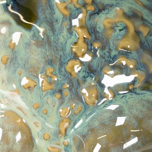 Prodotto Statuina di rana, decorazione estiva in ceramica per la casa e il balcone, 12 cm, 3 pezzi