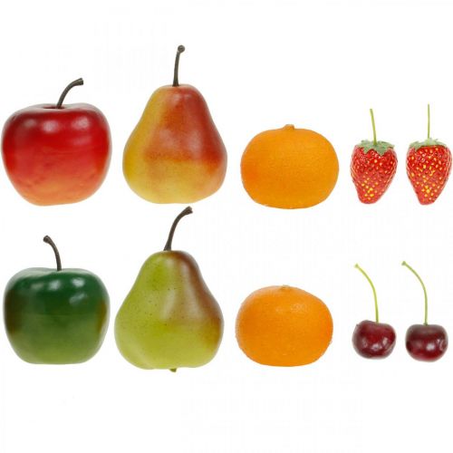 Floristik24 Frutta decorativa, mix di frutta artificiale L5–8,5 cm
