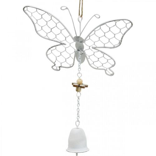 Floristik24 Decorazione primaverile, farfalle in metallo, Pasqua, decorazione ciondolo farfalla 2pz