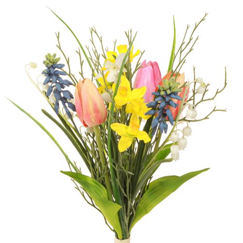 Prodotto Bouquet primaverile Bouquet di fiori artificiali Real Touch 36cm