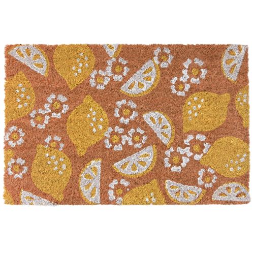 Floristik24 Zerbino limoni e fiori zerbino cocco 40×60cm