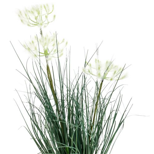 Prodotto Erba di giunco Fiore artificiale Fiori artificiali in vaso 56cm