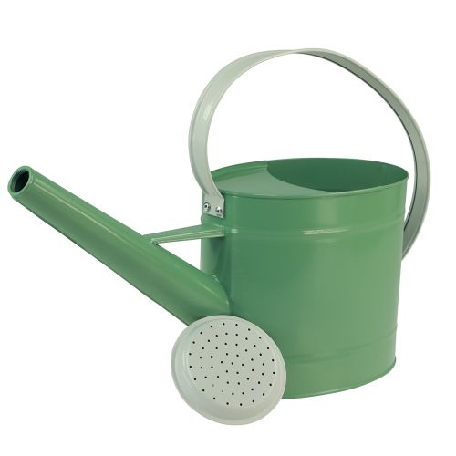 Prodotto Annaffiatoio decorativo fioriera in metallo verde chiaro 52,5×15×30 cm