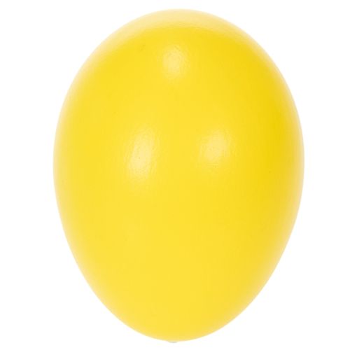 Prodotto Decorazione a forma di uovo di Pasqua, vere uova d'oca per decorare la stanza in stile primaverile, 7 cm, 10 pezzi