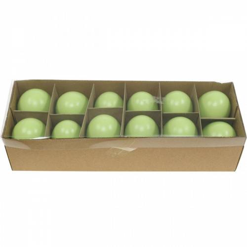 Floristik24 Uova d&#39;oca uova soffiate verde pastello decorazione pasquale 12 pz